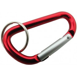 Red Carabiner Clips, 60mm