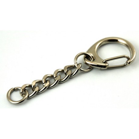 5 Link Key Ring Chain with Spring Clip