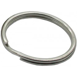 13mm Nickel plated steel split rings