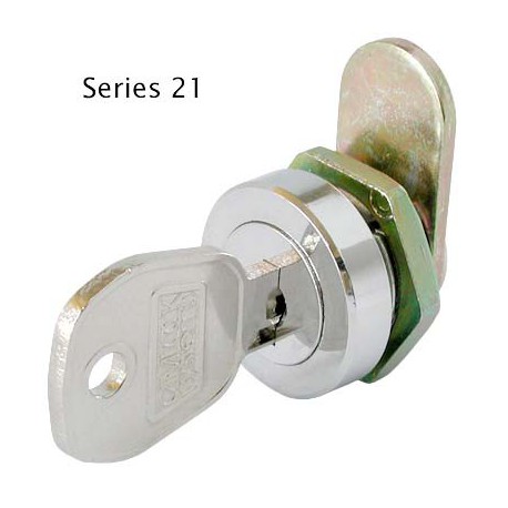 Micro size, 5 disc, 8mm, die-cast cam lock, operated by the same key