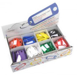 Key Tags, box of 200, assorted colours