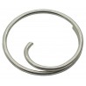 Nickel Plated Steel Tang Type Split Rings, 25mm