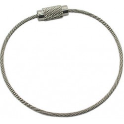 Wire Rope Key Ring, 15cm